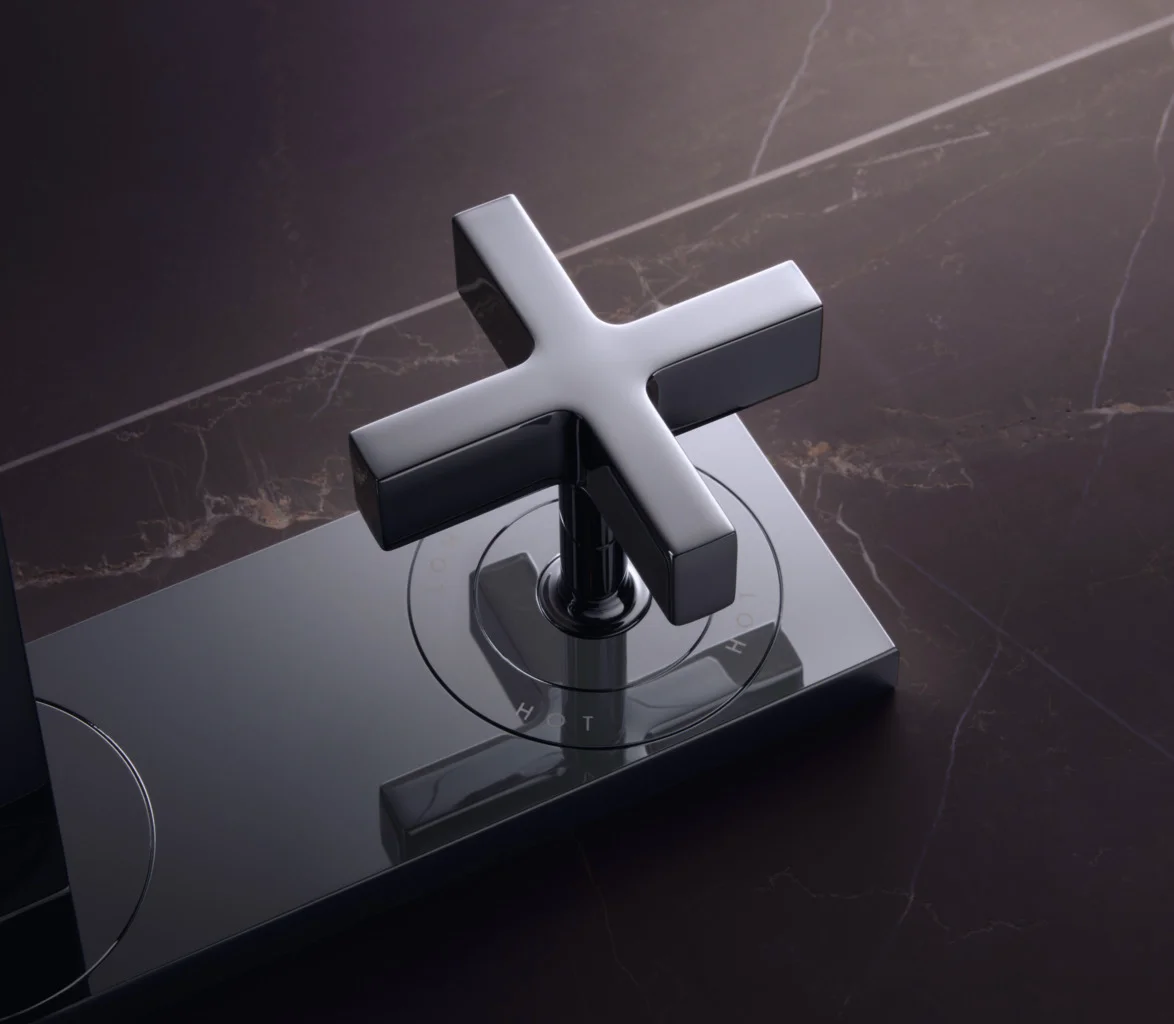 Hansgrohe AXOR Citterio 3-Loch Waschtischarmatur Chrom, ComfortZone 170, Ausladung 140 mm, Kreuzgriff, Normalstrahl Hansgrohe AXOR Citterio 3-Loch Waschtischarmatur Chrom, ComfortZone 170, Ausladung 140 mm, Kreuzgriff, Normalstrahl