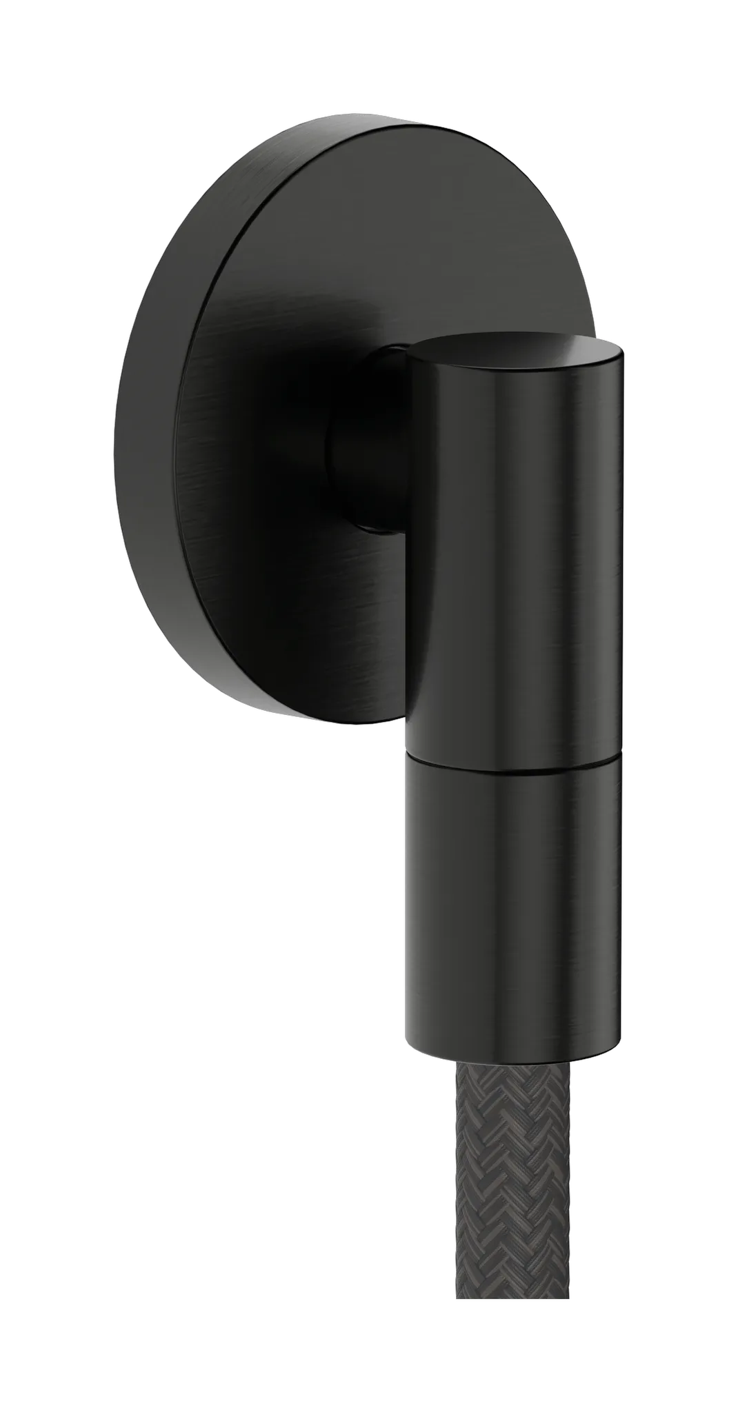 Hansgrohe FixFit Fine S Wandanschluss mit Rückflussverhinderer Brushed Black Chrome Hansgrohe FixFit Fine S Wandanschluss mit Rückflussverhinderer Brushed Black Chrome
