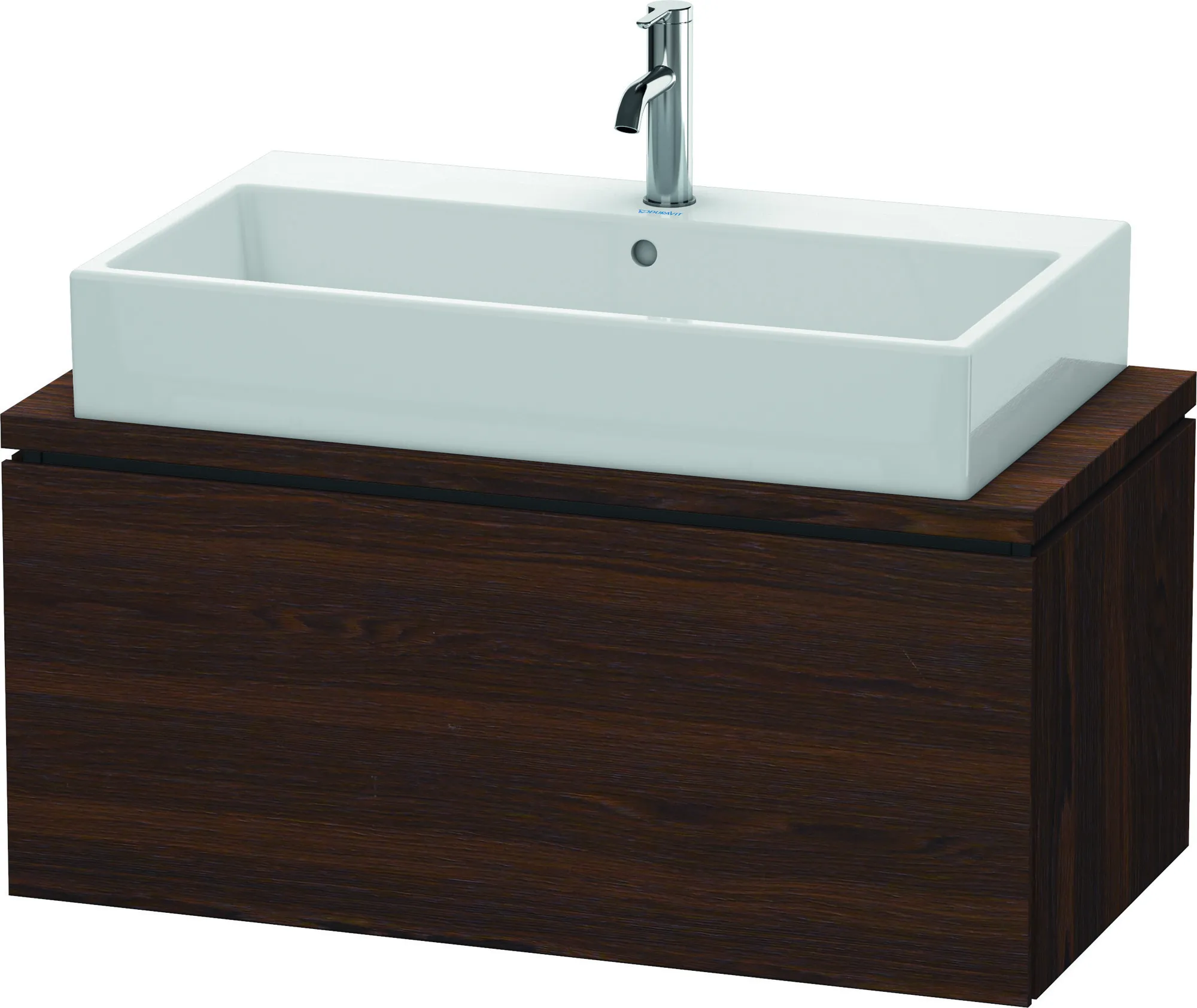 Duravit Waschtischunterschrank wandhängend „L-Cube“ 92 × 40 × 47,7 cm Nussbaum gebürstet Duravit Waschtischunterschrank wandhängend „L-Cube“ 92 × 40 × 47,7 cm Nussbaum gebürstet