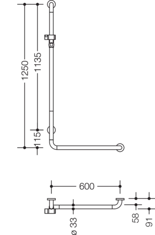 HEWI Haltegriff „Serie 801“