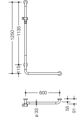 HEWI Haltegriff „Serie 801“ HEWI Haltegriff „Serie 801“