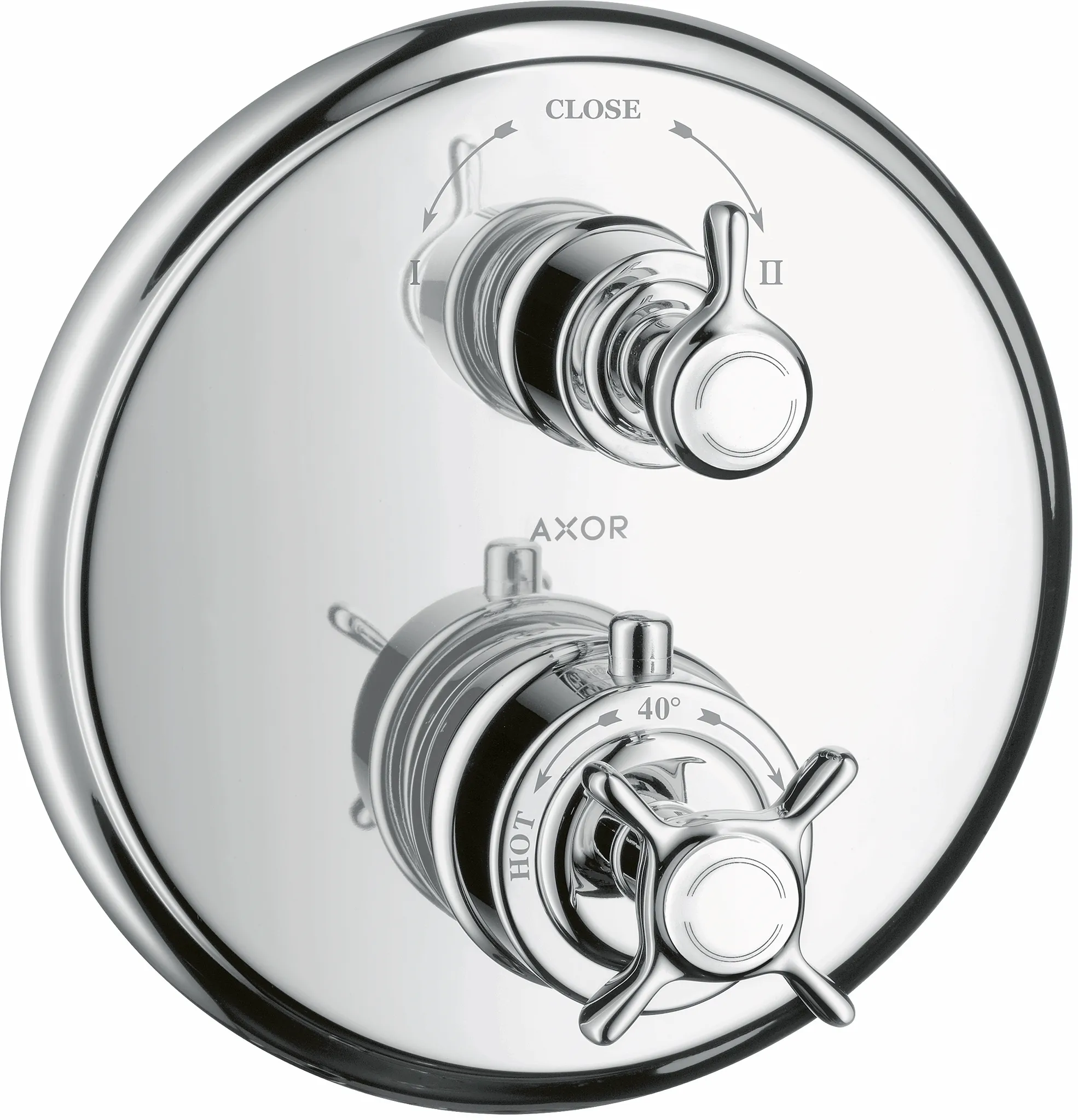 Thermostat UP Axor Montreux F-Set chrom mit Absperr-u.Umstellventil
