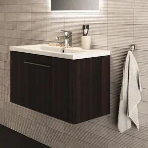 Ideal Standard Waschtischunterschrank „i.lifeS“ 80 × 44 × 37,5 cm Coff ee Oak