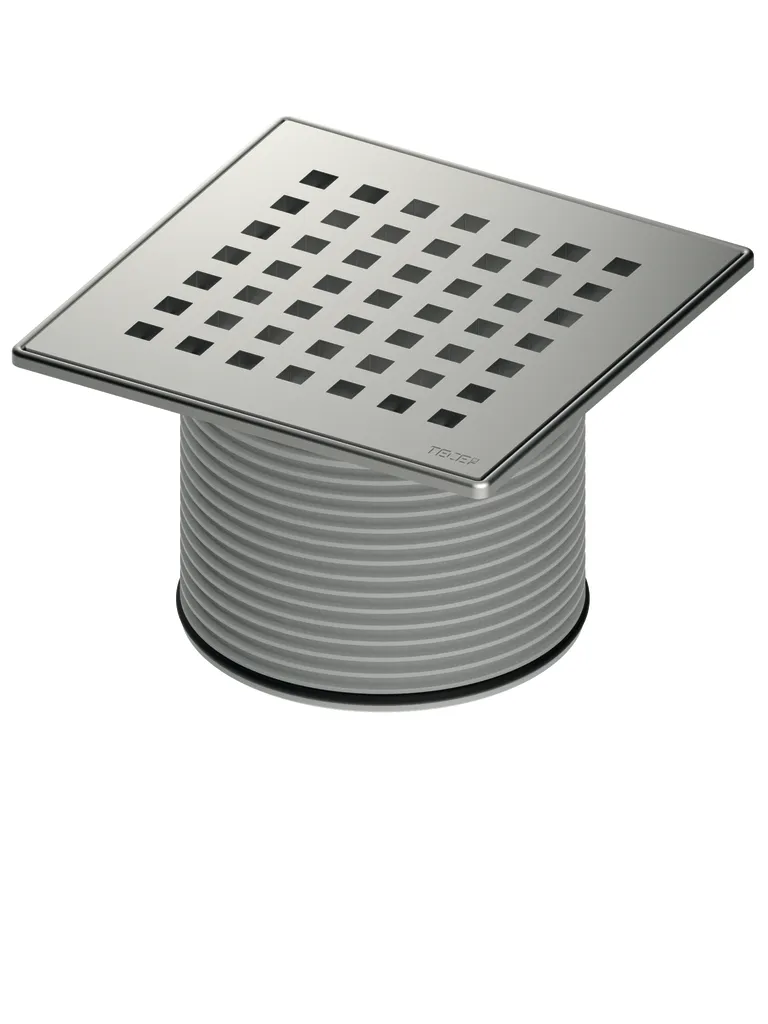 drainpoint S Rostrahmen Edelstahl, 150 mm, Designrost ″quadratum″ drainpoint S Rostrahmen Edelstahl, 150 mm, Designrost ″quadratum″