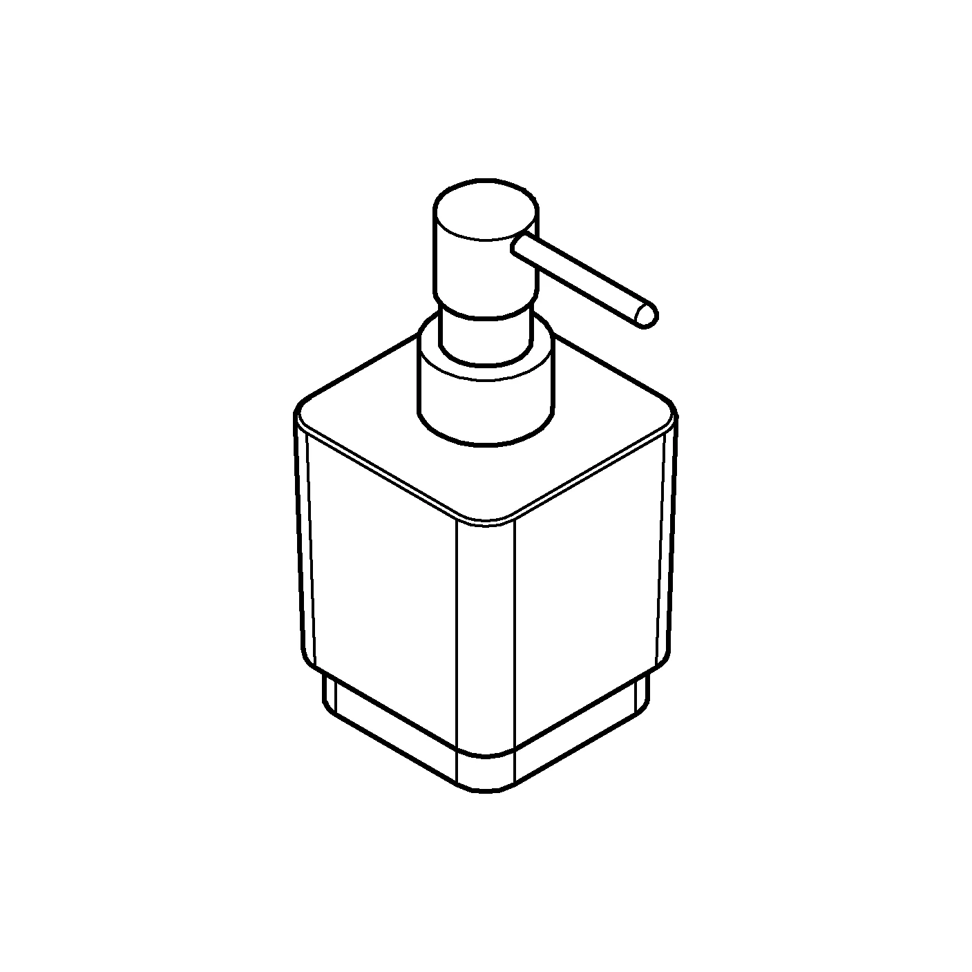 Flakon für Seifenspender „Selection Cube“ Flakon für Seifenspender „Selection Cube“
