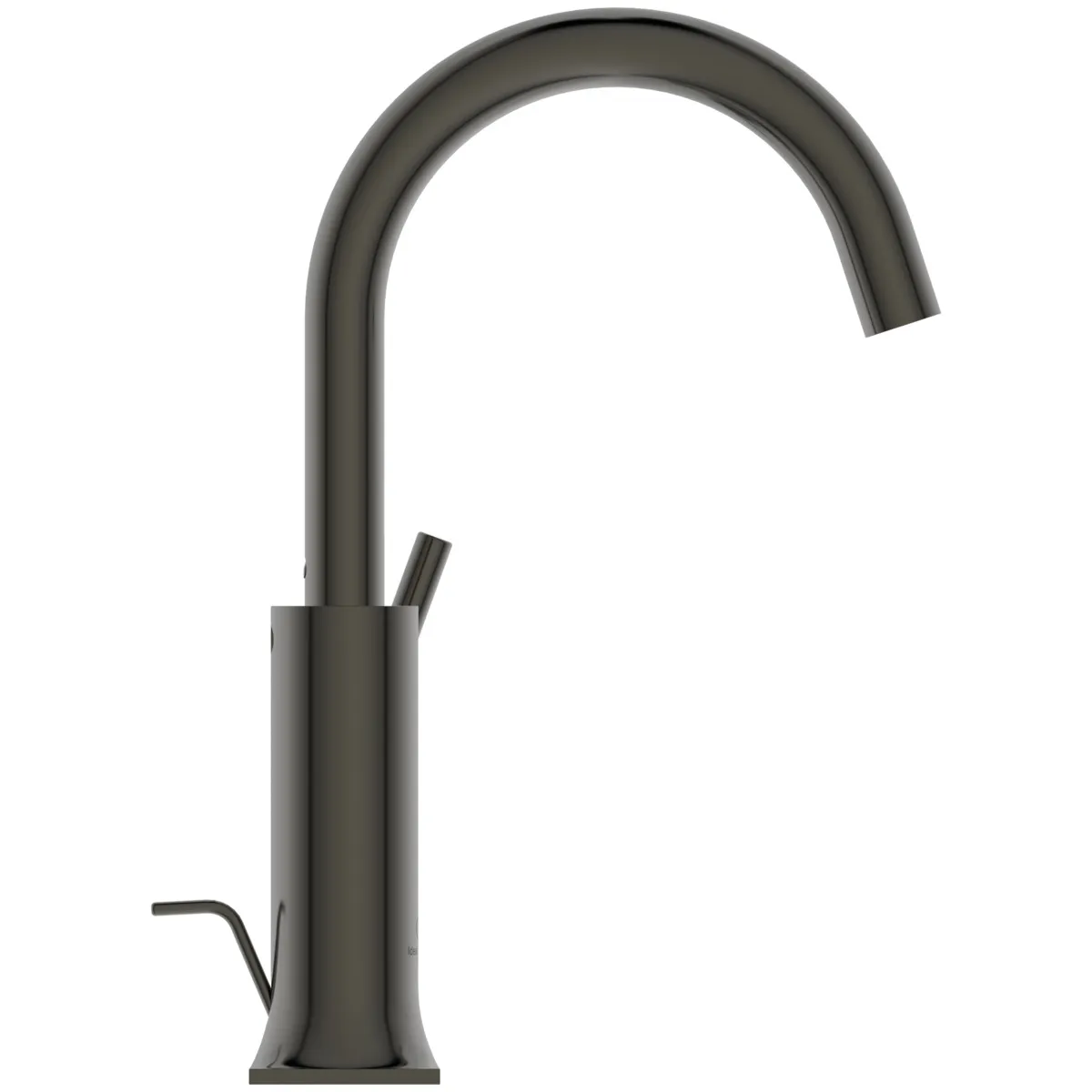 Waschtischarmatur Joy Neo mit Ablaufgarnitur Ausladung 140mm Kreuzgriffe Magnetic Grey Waschtischarmatur Joy Neo mit Ablaufgarnitur Ausladung 140mm Kreuzgriffe Magnetic Grey