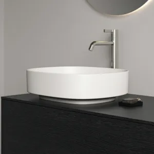 Waschbecken „Linda-X“ 45 × 38 × 13 cm in Seidenweiß Waschbecken „Linda-X“ 45 × 38 × 13 cm in Seidenweiß