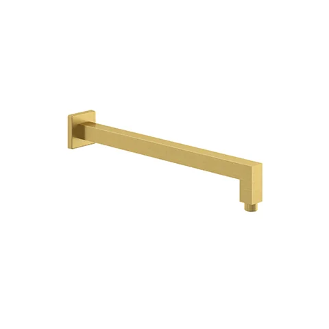 Kludi A-QA Wand-Brausearm 400 mm eckige Ausführung Brushed Gold Kludi A-QA Wand-Brausearm 400 mm eckige Ausführung Brushed Gold