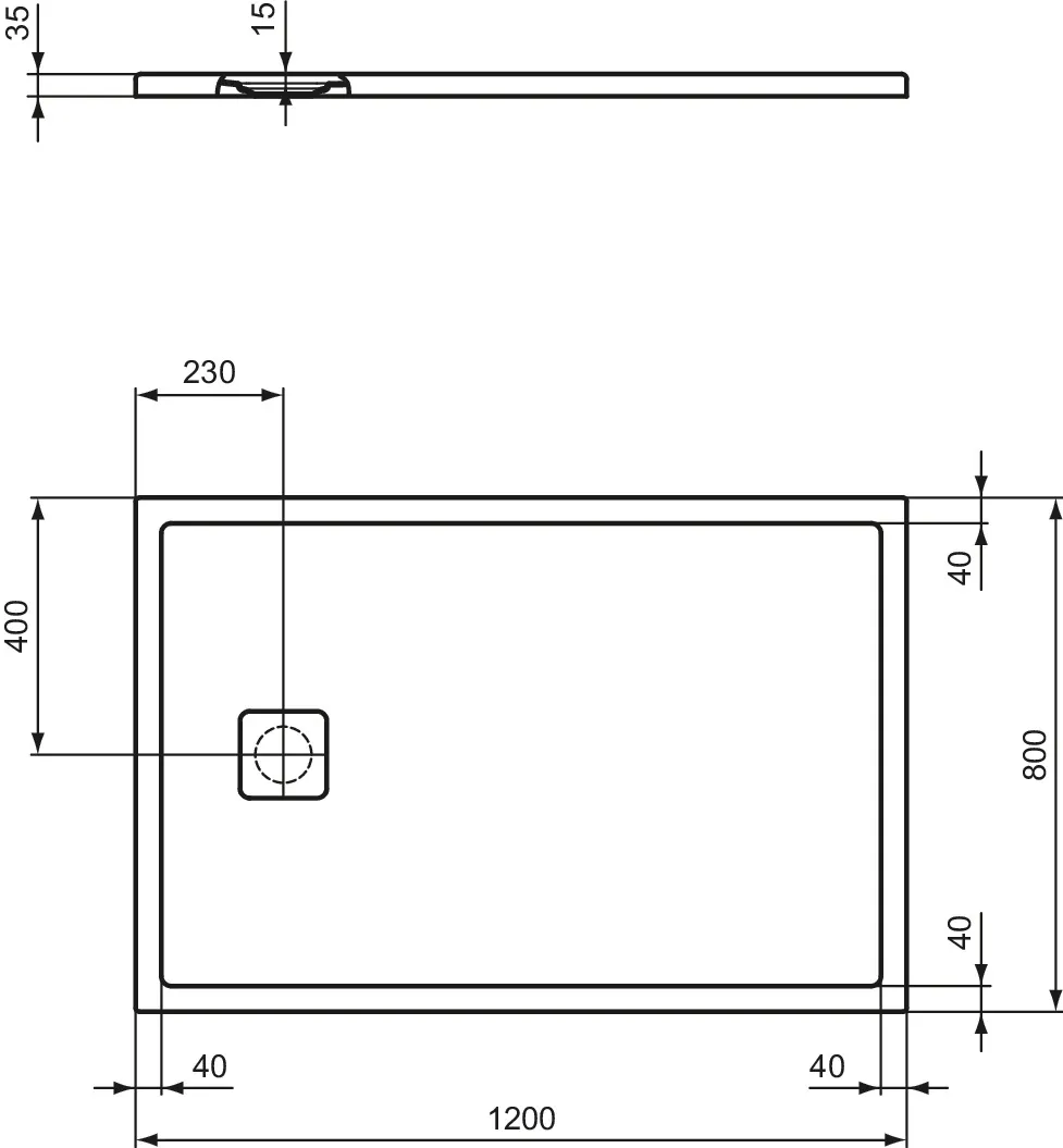 Ideal Standard Duschwanne „UltraFlatEvo“ Ideal Standard Duschwanne „UltraFlatEvo“