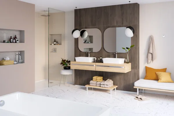 Waschtischarmatur Connect Air, mit verlängerter Sockel, mit Ablaufgarnitur, Ausladung 150mm, Brushed Gold Waschtischarmatur Connect Air, mit verlängerter Sockel, mit Ablaufgarnitur, Ausladung 150mm, Brushed Gold