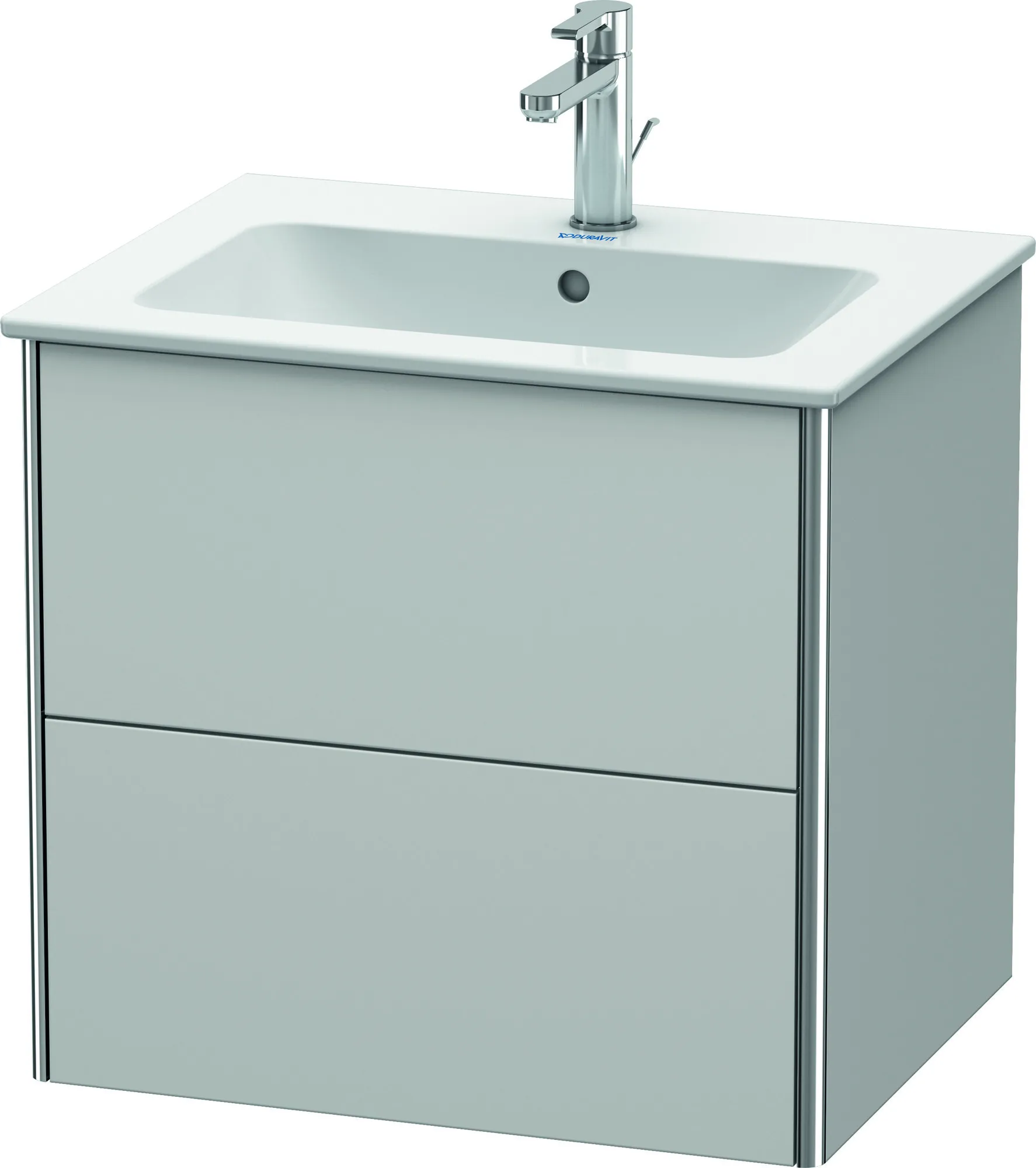 Duravit Waschtischunterschrank wandhängend „XSquare“ 61 × 56 × 47,8 cm Nordic Weiß Seidenmatt