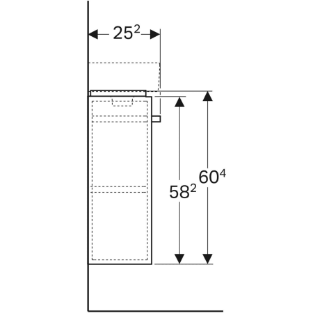 Geberit Waschtischunterschrank „Renova Comprimo“ Geberit Waschtischunterschrank „Renova Comprimo“