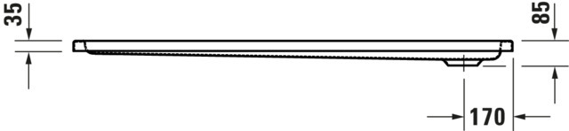 Duravit rechteck Duschwanne „D-Code“ 150 × 80 cm 