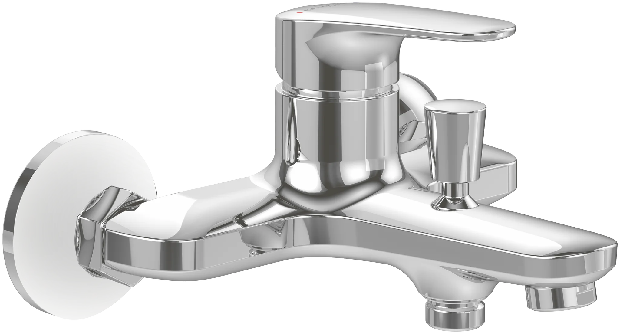 Villeroy & Boch Newo Einhebel-Badewannenarmatur TVT113001000, 215x106 mm, Chrom Villeroy & Boch Newo Einhebel-Badewannenarmatur TVT113001000, 215x106 mm, Chrom
