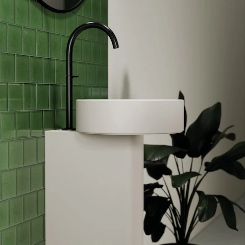 Waschtischschale „BetteSuno Pedestal“ ⌀ 34 × 86,3 cm in Star White Waschtischschale „BetteSuno Pedestal“ ⌀ 34 × 86,3 cm in Star White