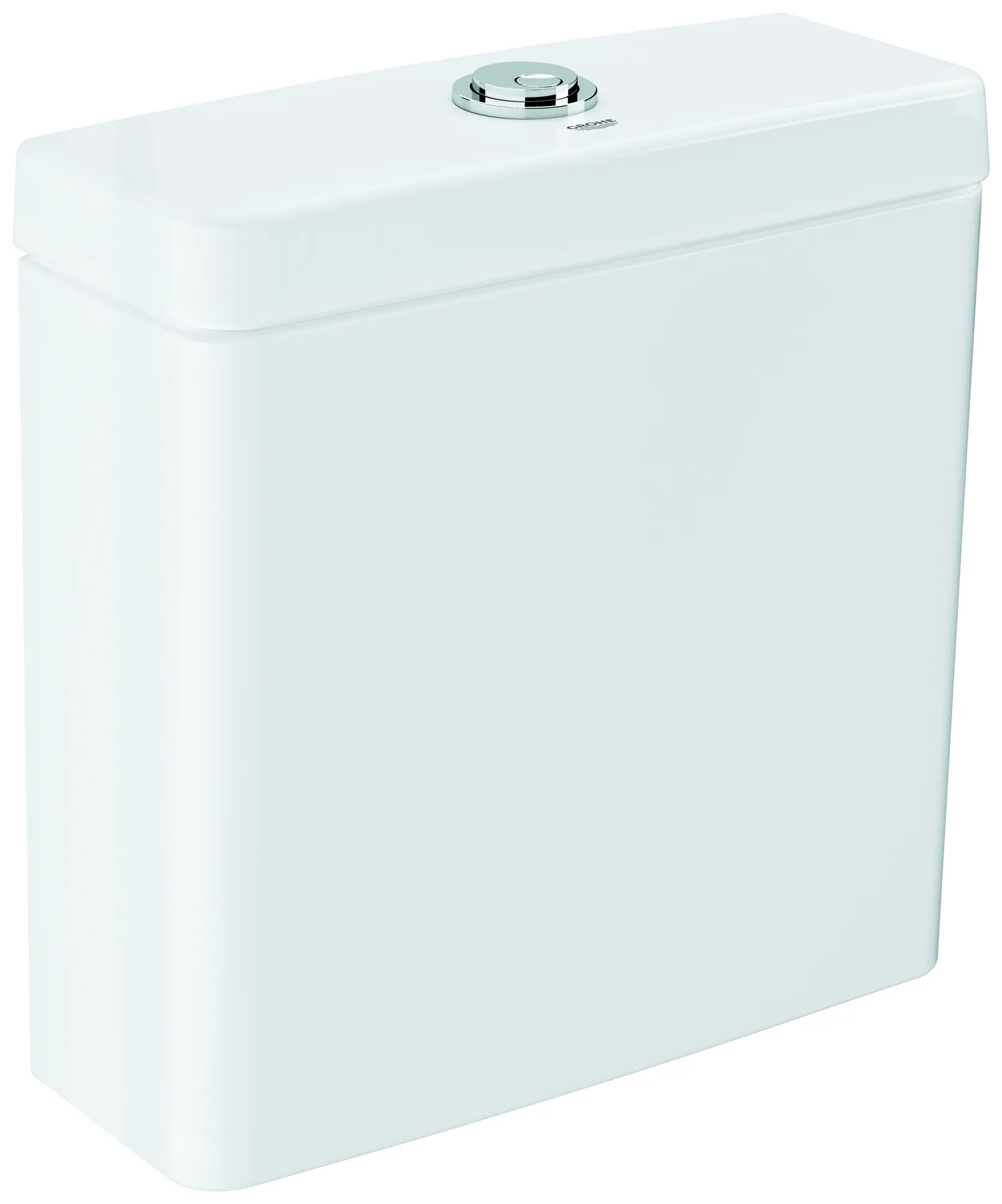 Aufsatzspülkasten Essence 39579, Anschluss von unten, Zulauf und Ablauf verdeckt, aus Sanitärkeramik, alpinweiß Aufsatzspülkasten Essence 39579, Anschluss von unten, Zulauf und Ablauf verdeckt, aus Sanitärkeramik, alpinweiß