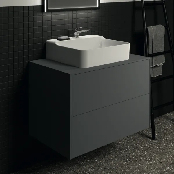 Ideal Standard Waschtischunterschrank Conca, 2 Auszüge, anthrazit