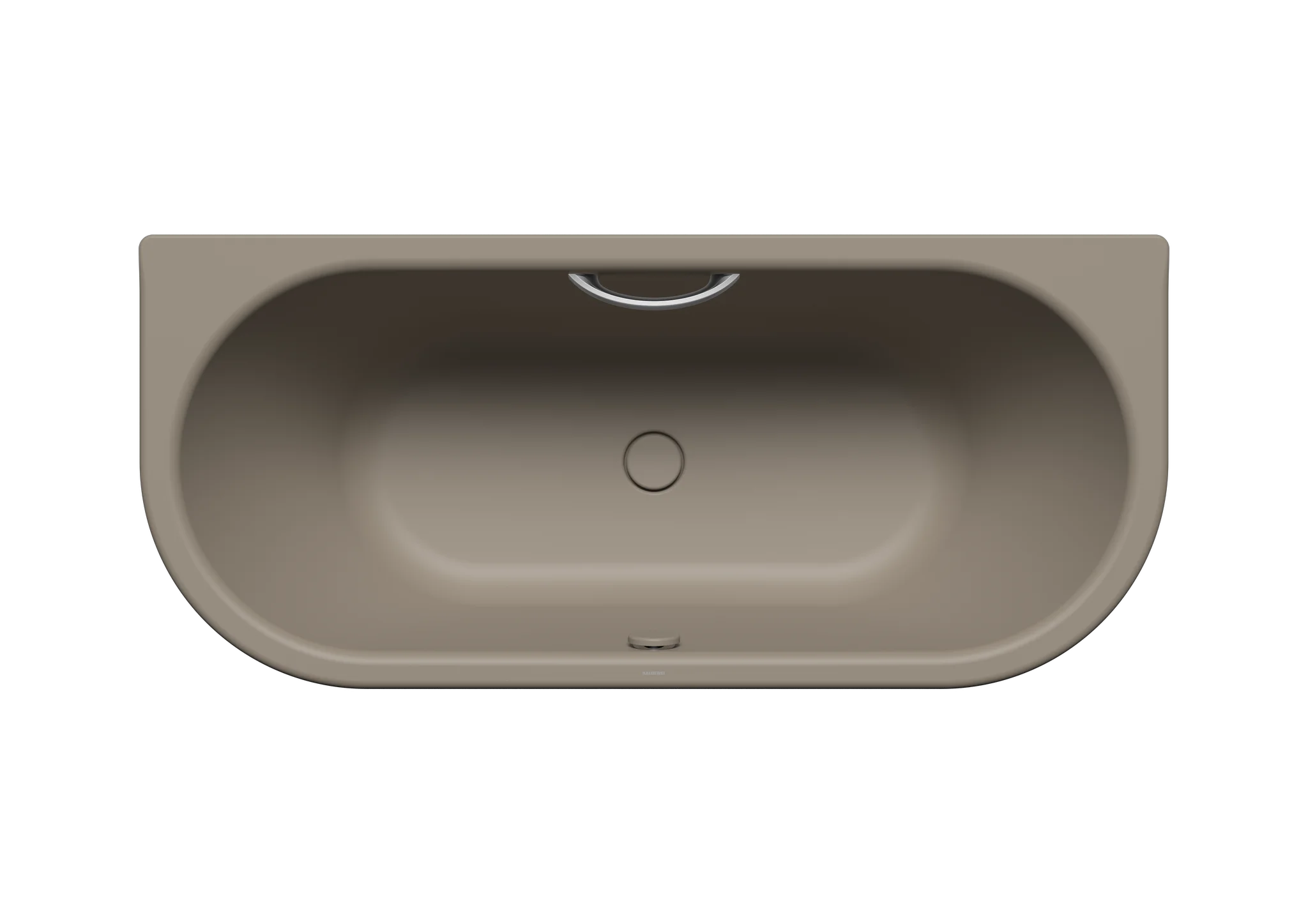 Kaldewei CENTRO DUO 2 Badewanne, oval, 1700x750 mm, warm grey 60, mit Griffloch