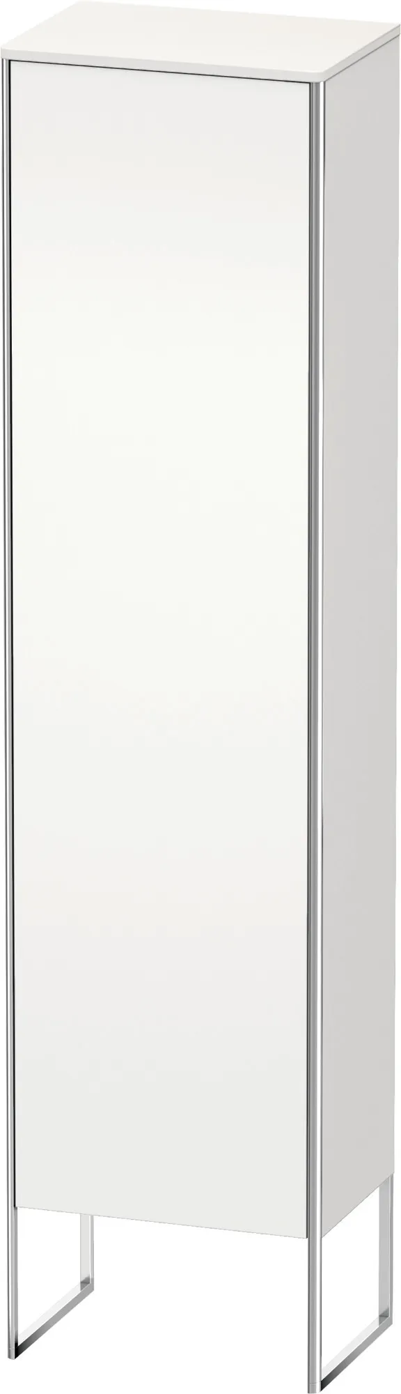 Duravit Hochschrank „XSquare“ 50 × 201,6 × 35,6 cm Weiß Seidenmatt