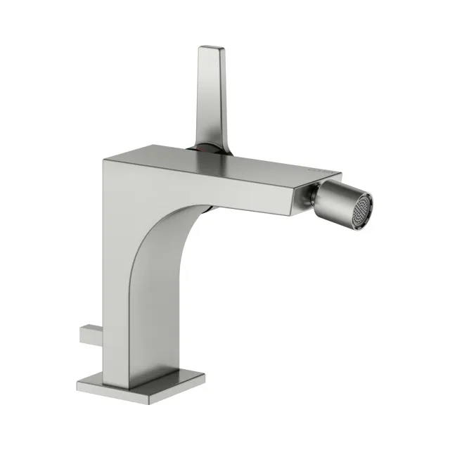 KEUCO EDITION 11 Einhebel-Bidetmischer mit Zugstangen-Ablaufgarnitur Edelstahl-finish