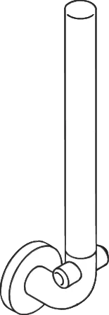 HEWI Reservetoilettenpapierhalter „Serie 801“ 7 × 9,2 × 39,3 cm HEWI Reservetoilettenpapierhalter „Serie 801“ 7 × 9,2 × 39,3 cm