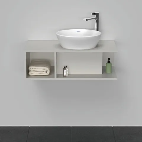 Duravit Waschtischunterschrank wandhängend „D-Neo“ 80 × 26 × 48 cm Betongrau Matt Duravit Waschtischunterschrank wandhängend „D-Neo“ 80 × 26 × 48 cm Betongrau Matt