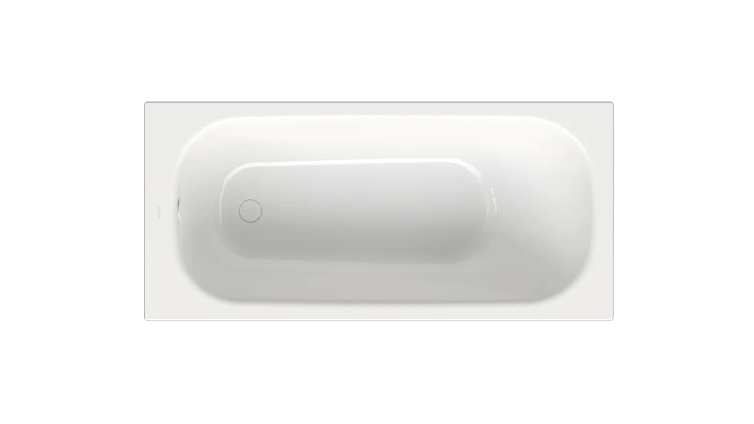 Bette BetteClassic Badewanne Rechteck Starwhite 1500x700x450 mm Einbau Unterbau 30 mm Randhöhe 1-Sitzer Bade-Duschkombination glasierter Titan-Stahl