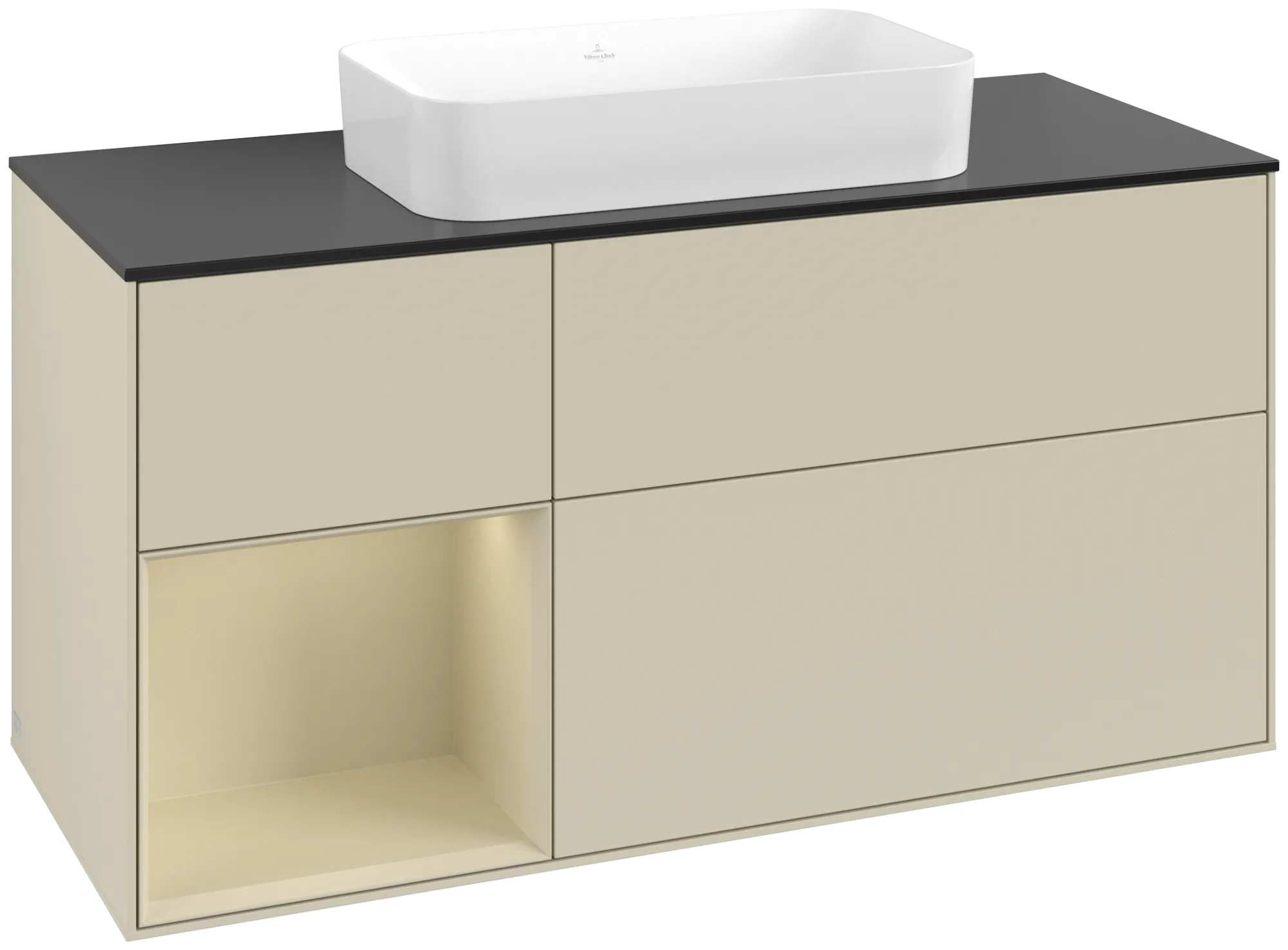 Villeroy & Boch Finion Waschbeckenunterschrank F70 1200x603x501mm Silk Grey Matt