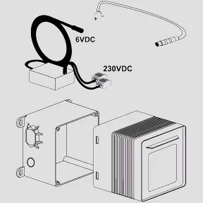 UP-Netzgerät 230V AC/6V DC UP-Netzgerät 230V AC/6V DC