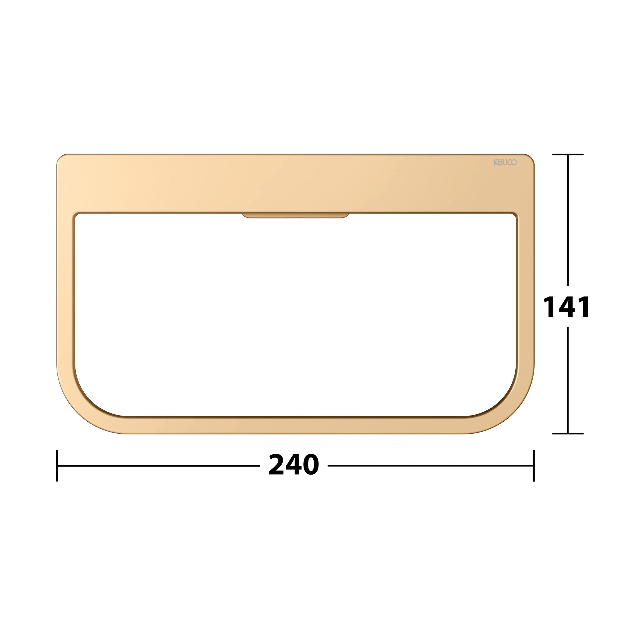 Collection Moll Handtuchring Messing gebürstet Collection Moll Handtuchring Messing gebürstet