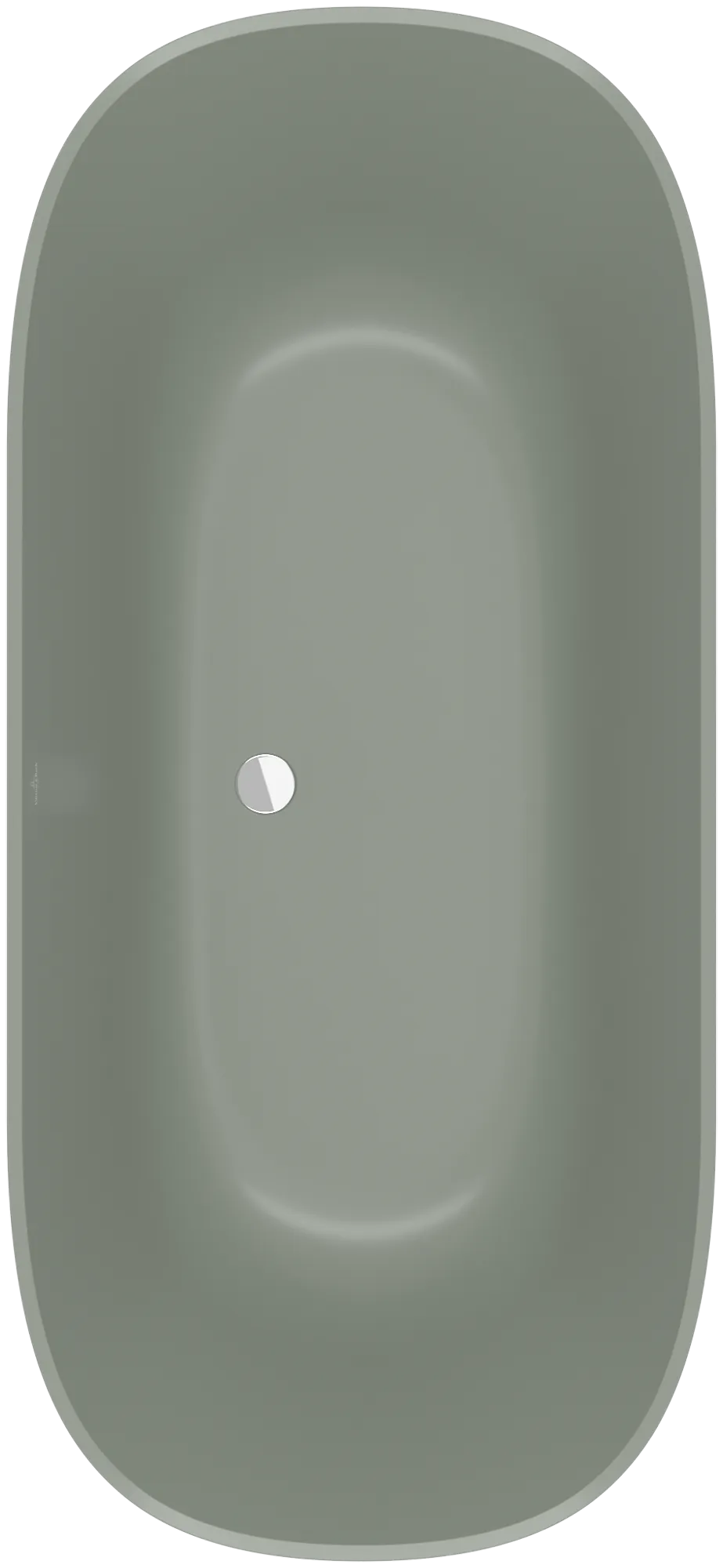 Villeroy & Boch Badewanne „Theano“ freistehend oval 175 × 80 cm, Mittelablauf in Morning Green Villeroy & Boch Badewanne „Theano“ freistehend oval 175 × 80 cm, Mittelablauf in Morning Green
