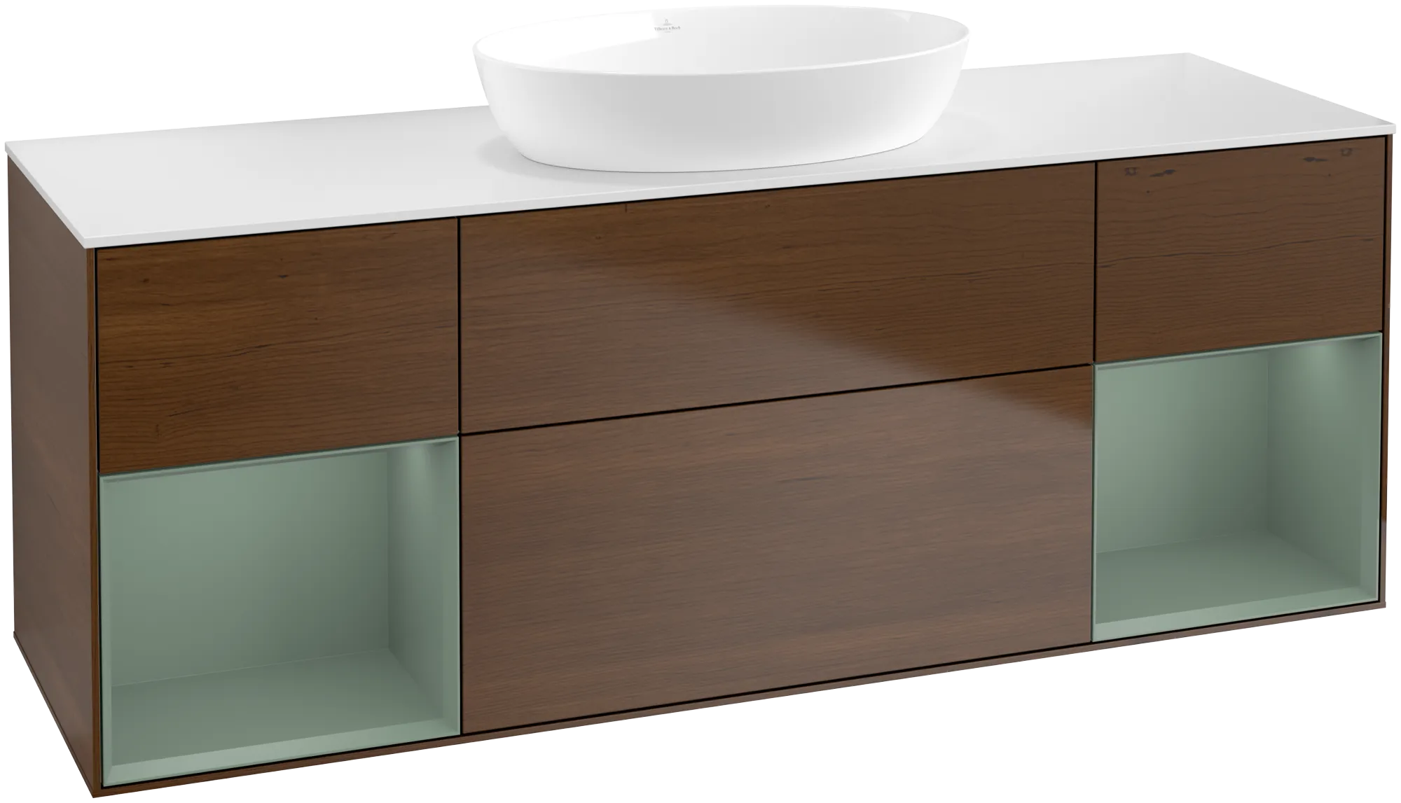 Villeroy & Boch Finion Waschbeckenunterschrank GD0 1600x603x501mm mit Beleuchtung