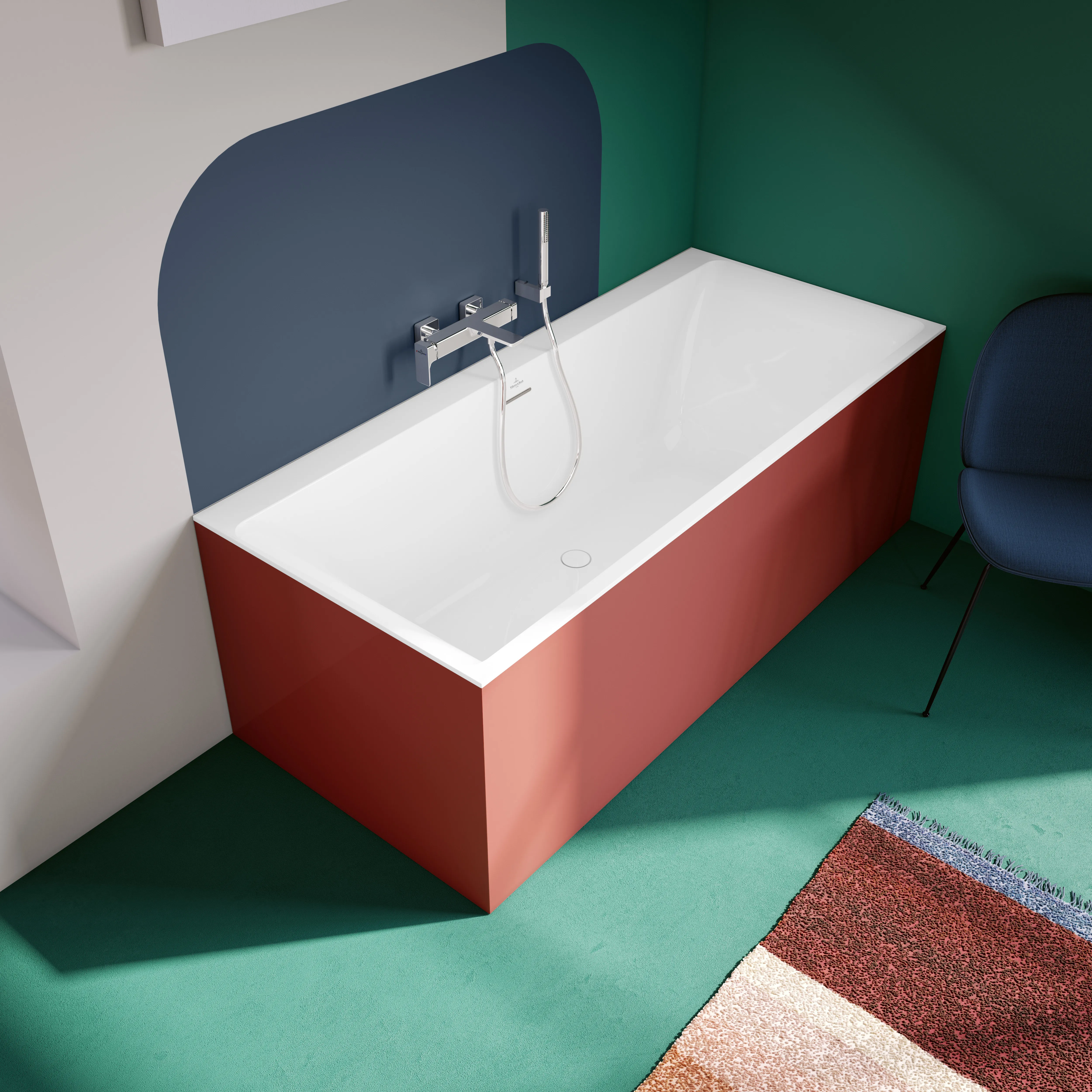 Villeroy & Boch Badewanne Subway 3.0 1800 x 800 mm Höhe 480 mm Stone White Einbauhöhe 610-660 mm Villeroy & Boch Badewanne Subway 3.0 1800 x 800 mm Höhe 480 mm Stone White Einbauhöhe 610-660 mm