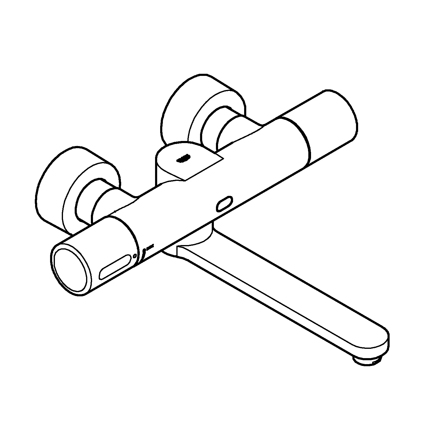 Grohe Eurosmart CE Special 36454 Waschtisch-Wandarmatur Grohe Eurosmart CE Special 36454 Waschtisch-Wandarmatur