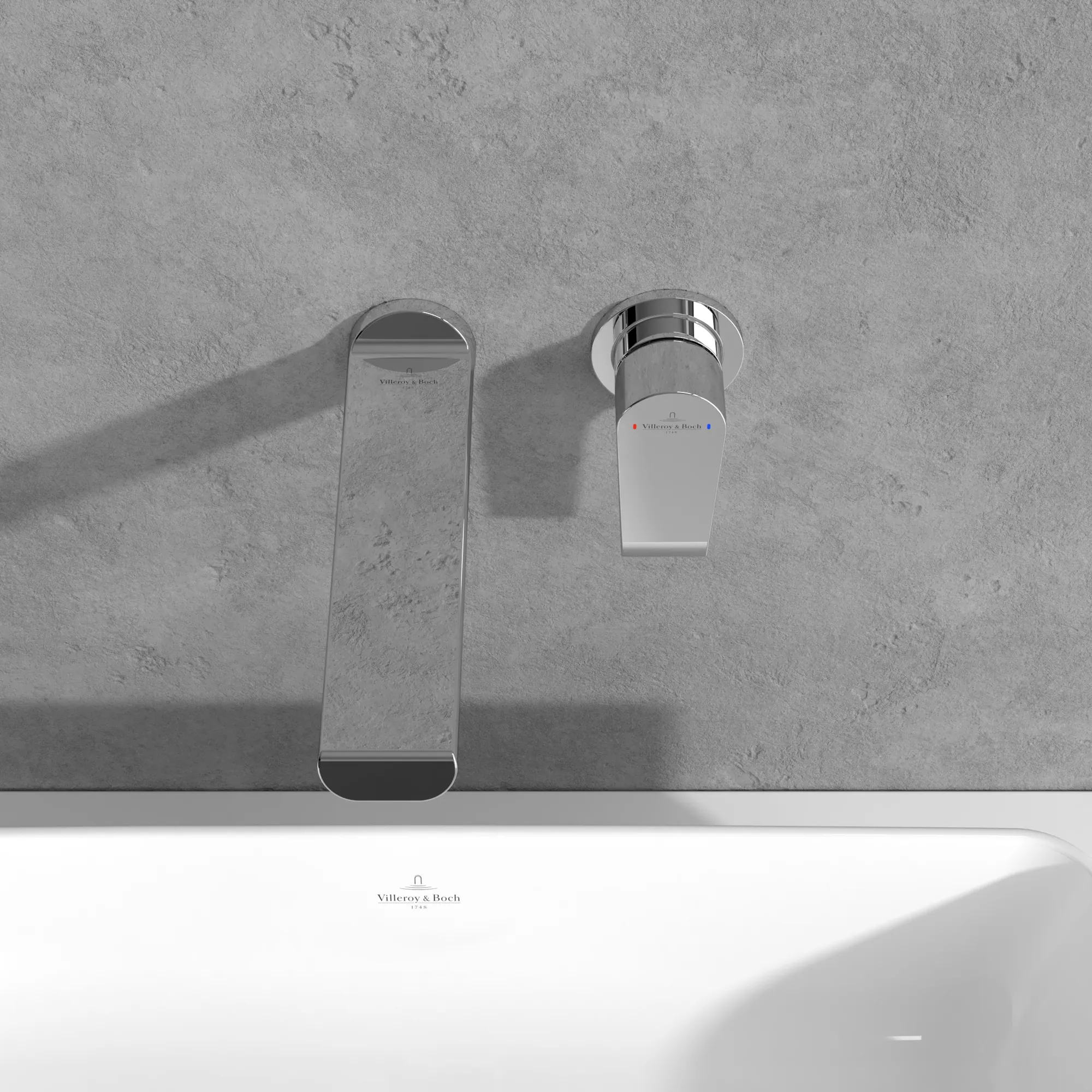 Einhand-Unterputz-Armatur „Liberty“ 21,1 cm Ausladung 195 mm in Chrom Einhand-Unterputz-Armatur „Liberty“ 21,1 cm Ausladung 195 mm in Chrom