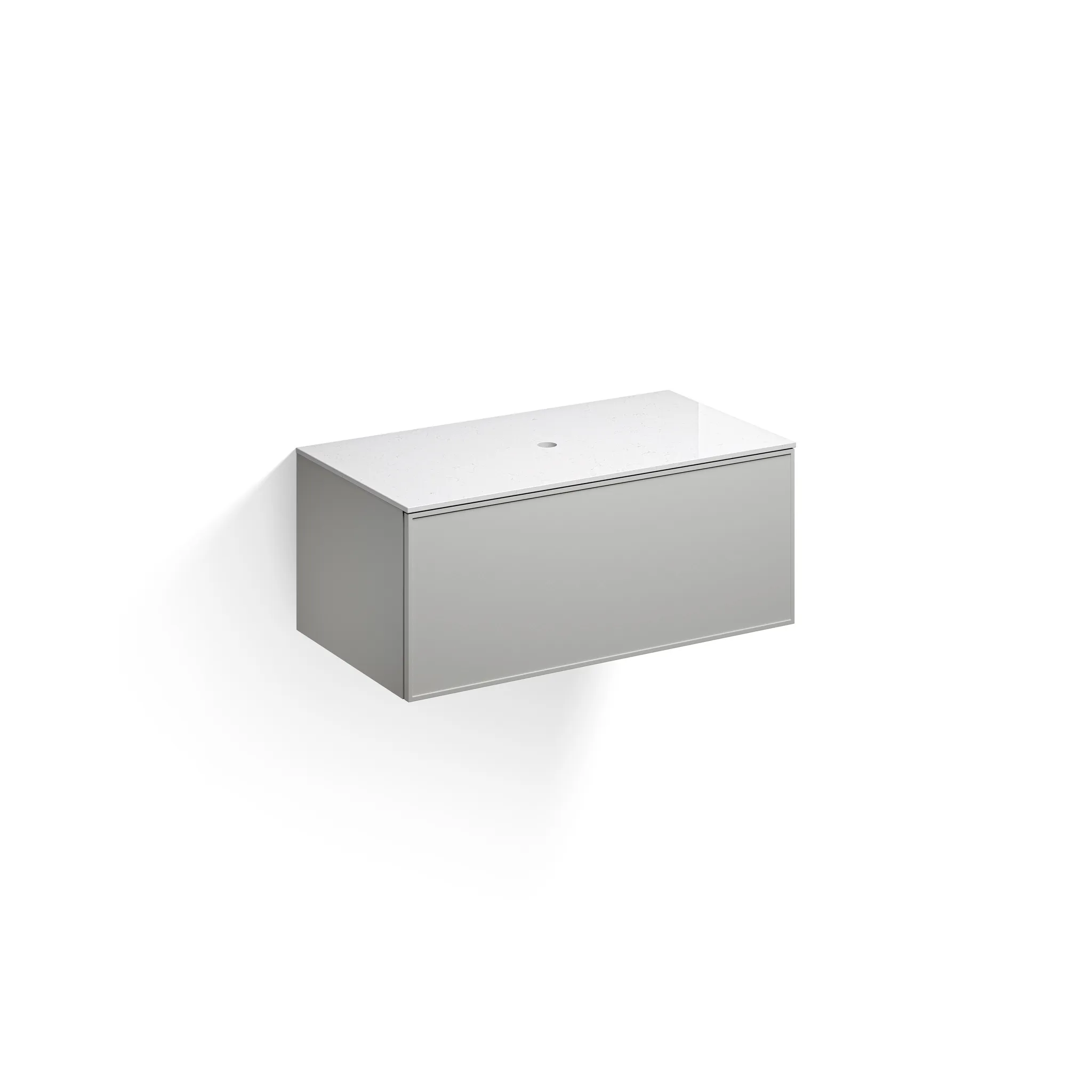 Alape Möbelmodul Arkta 1000x400 Carrara/Seidengrau Alape Möbelmodul Arkta 1000x400 Carrara/Seidengrau