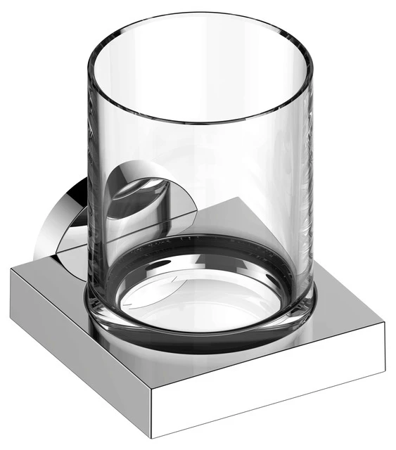 Edition 90 19050019000 Glashalter mit Echtkristall-Glas verchromt Edition 90 19050019000 Glashalter mit Echtkristall-Glas verchromt