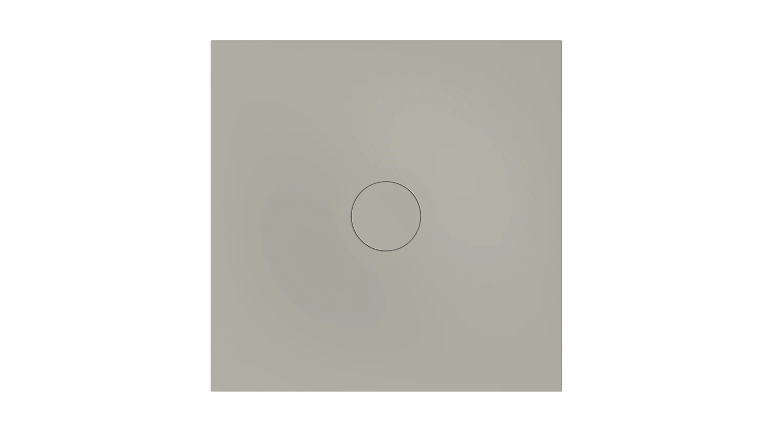 Bette quadrat Duschwanne „BetteAir“ 1000 × 1000 mm ohne Oberflächenbeschichtung, ohne Oberflächenveredelung, ohne Wannenträger, in Stone