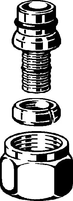 Viega „Raxofix“ Anschlussverschraubung vernickelt 20 mm × 3/4″ Viega „Raxofix“ Anschlussverschraubung vernickelt 20 mm × 3/4″