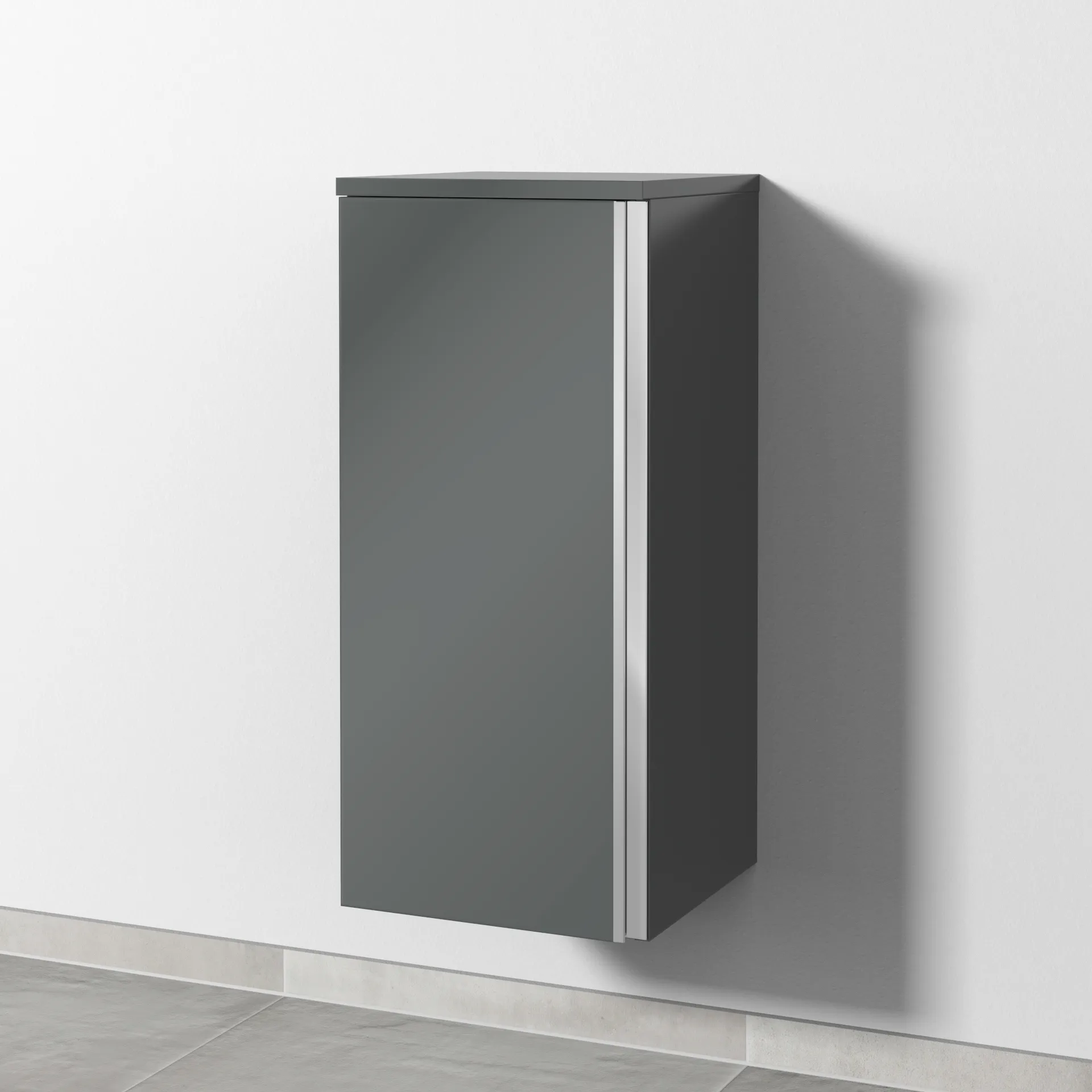 Sanipa Mittelschrank „2morrow“ 350 × 765 × 350 mm in Anthrazit (glanz)