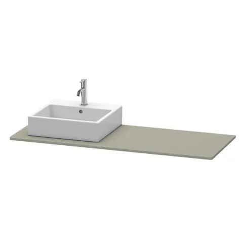 Duravit Konsole „XSquare“ in Steingrau Seidenmatt