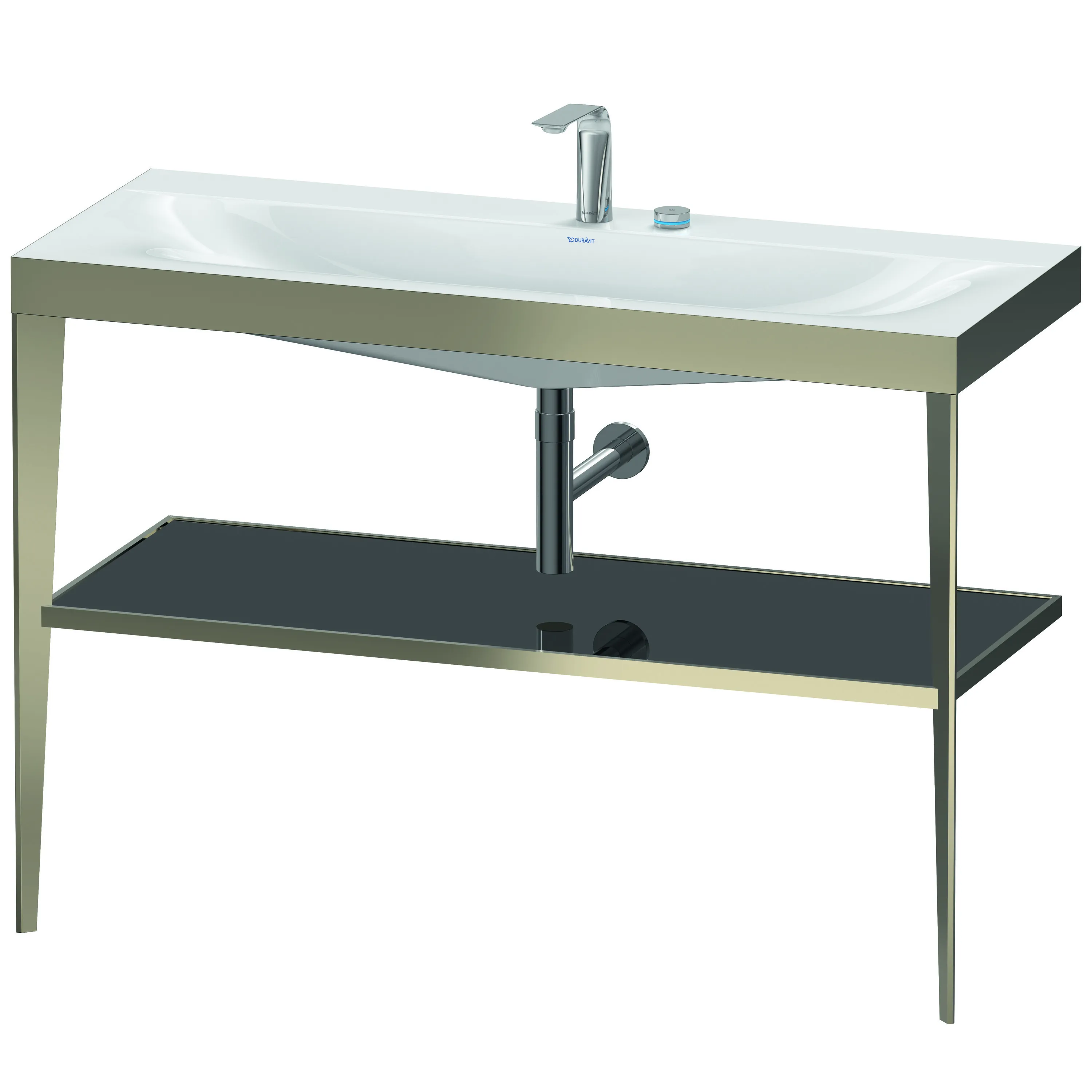 Duravit Waschtischunterschrank c-bonded Set mit Metallkonsole „XViu“ 120 × 85 × 48 cm