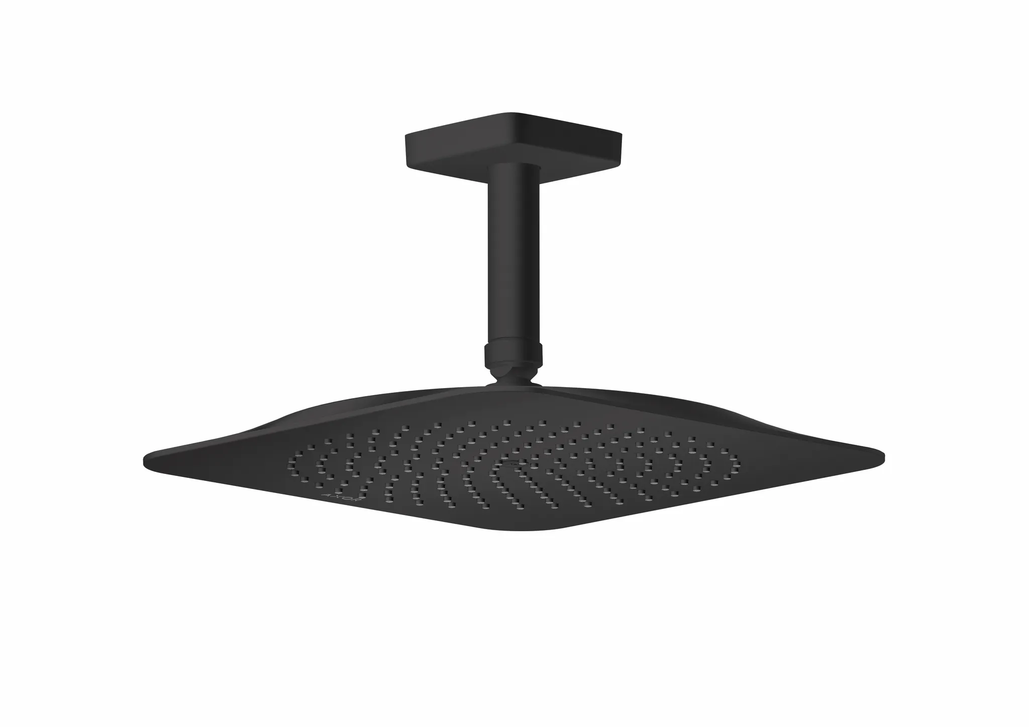 Hansgrohe AXOR Citterio C Kopfbrause 270⁄270 1jet EcoSmart mit Deckenanschluss, Mattschwarz