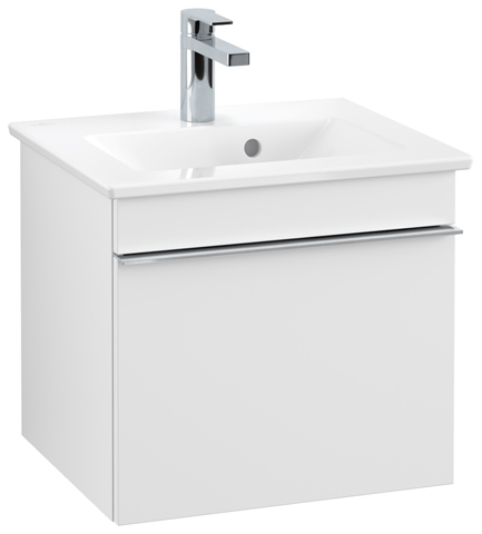 Villeroy & Boch Waschtischunterschrank „Venticello“ für Schrankwaschtisch 46,6 × 42 × 42,5 × 42,5 cm in Weiß Matt, mittig