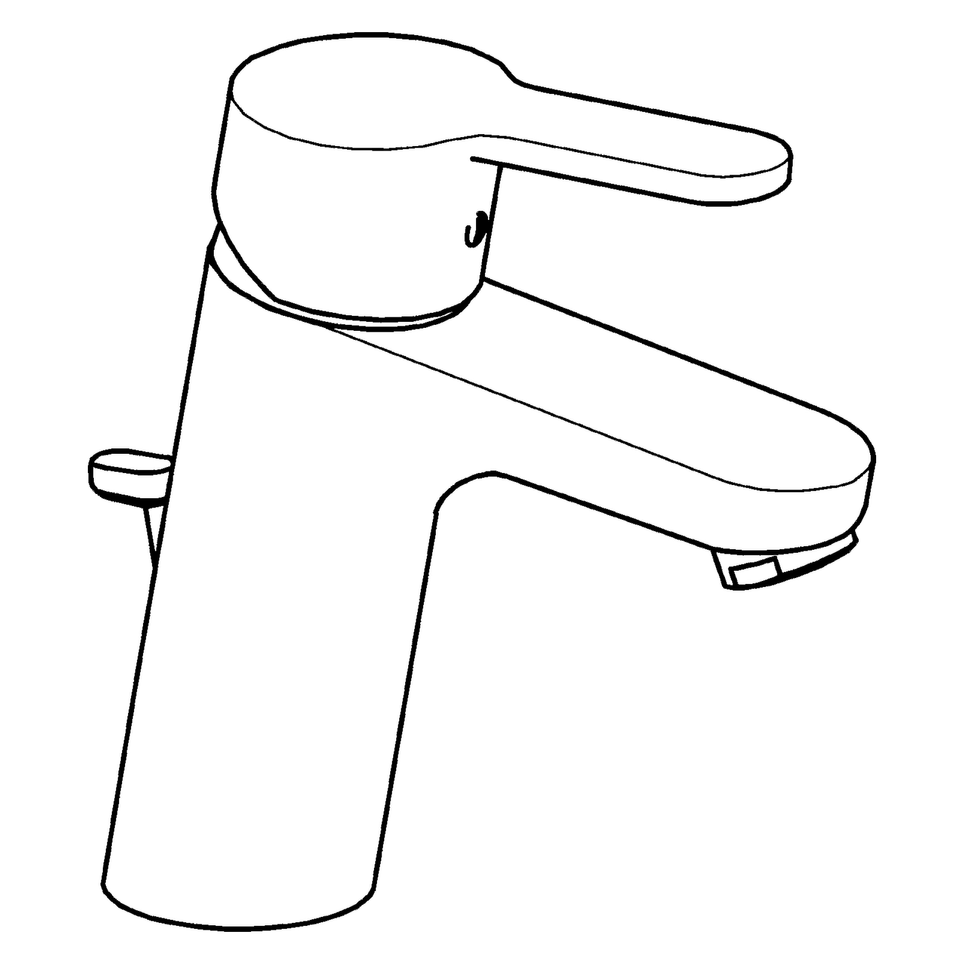 Einhand-Waschtischarmatur „Primo XL“ Ausladung 111 mm in Chrom Einhand-Waschtischarmatur „Primo XL“ Ausladung 111 mm in Chrom