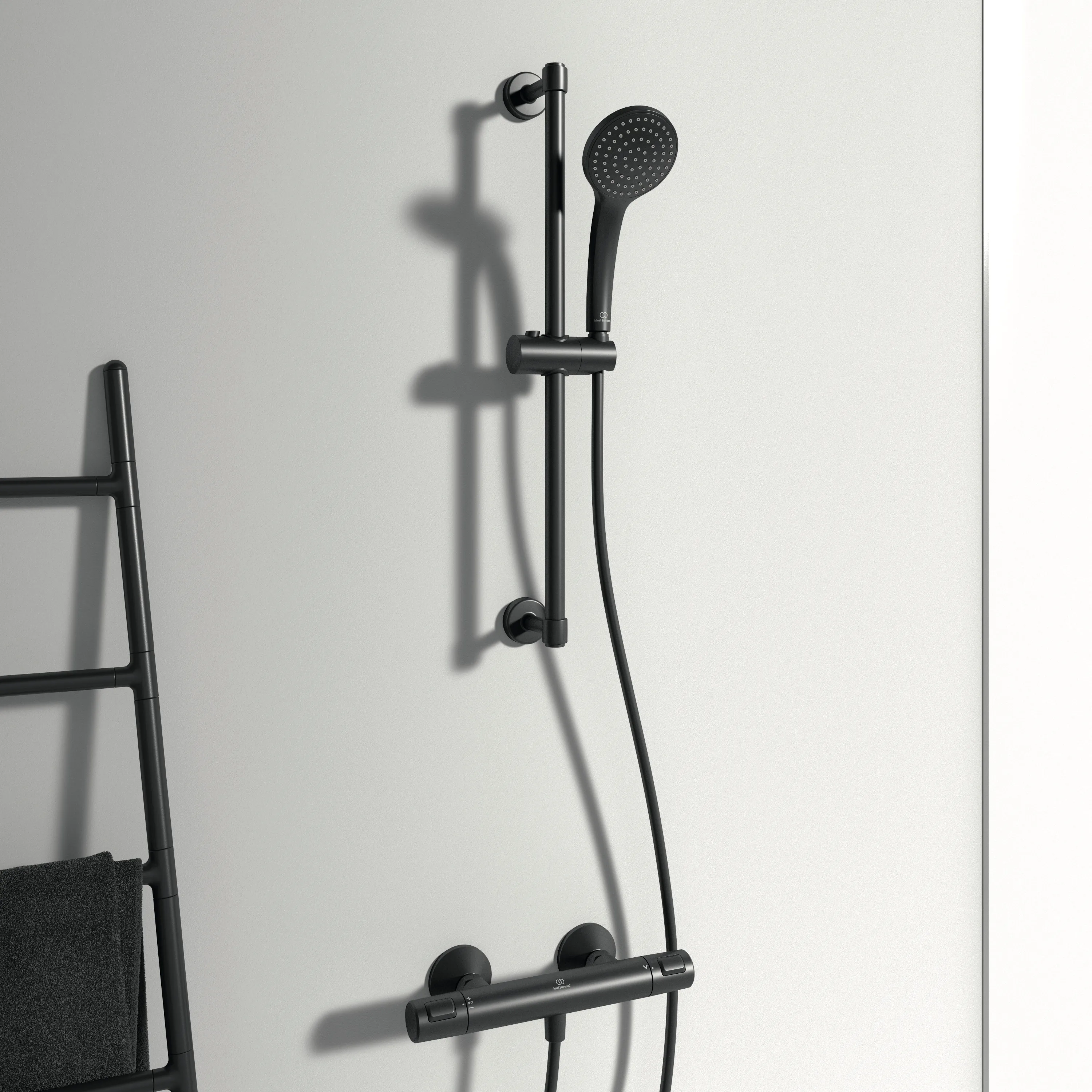 Ideal Standard IdealRain BD142XG 600mm 1-Funktion-Handbrause Silk Black Ideal Standard IdealRain BD142XG 600mm 1-Funktion-Handbrause Silk Black