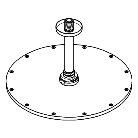 Duschkopf „Rainshower Cosmopolitan 310“ in satin steel
