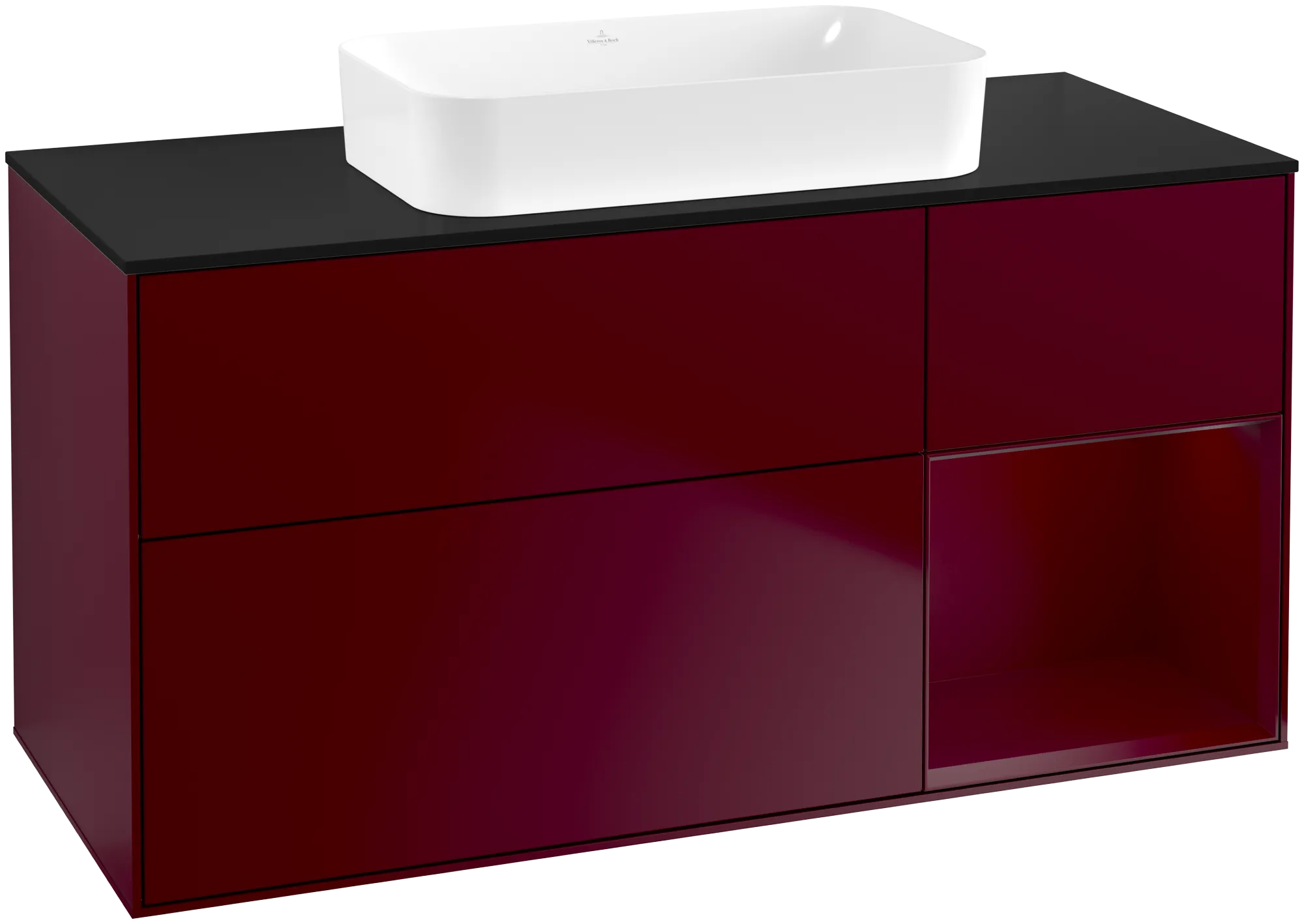 Villeroy & Boch Finion Waschbeckenunterschrank G71, 1200x603x501mm, mit Beleuchtung