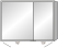 Sanipa Spiegelschrank „Milo“ 100 × 75 × 16,8 cm 