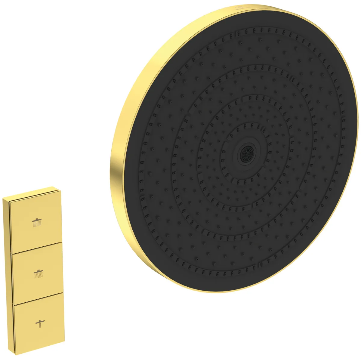 Regenbrause Idealrain Solos Brushed Gold Regenbrause Idealrain Solos Brushed Gold